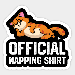 official napping shirt Sticker